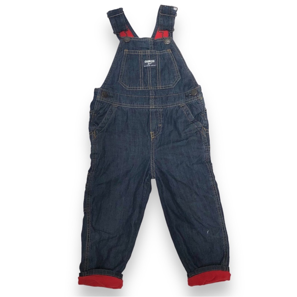 Osh Kosh B’Gosh 2T Fleece Lined Denim Overalls